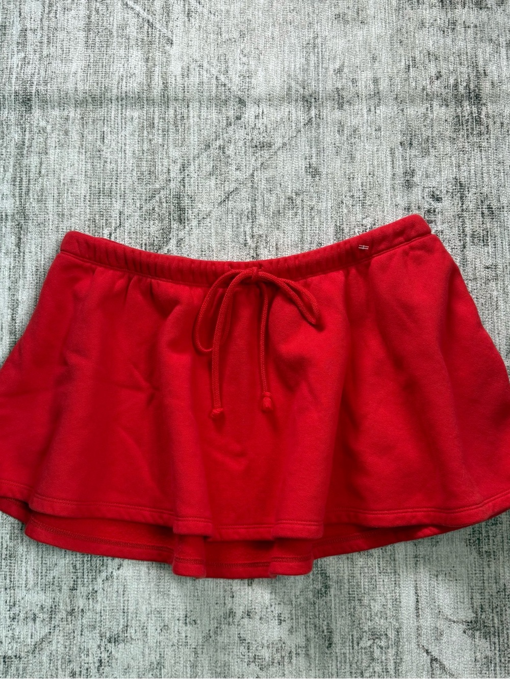 SKIMS Cotton Fleece Micro Mini Skirt with pockets